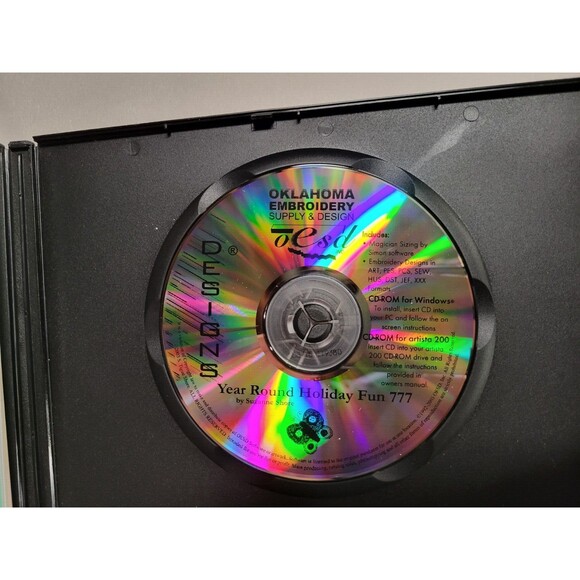 777 Year Round Holiday Fun by Suzanne Embroidery CD Software OESD - Picture 5 of 14